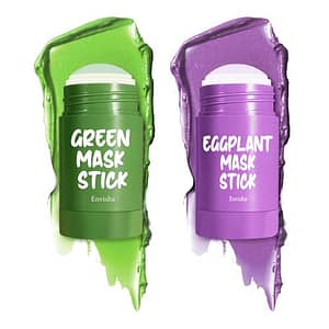 Organic Green Tea Clay Mask Stick + Eggplant Clay Mask Stick