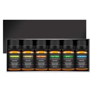 100% Pure Therapeutic Grade Essential Oil Set (6-Pack)