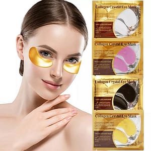 Collagen Crystal Moisturizing, Depuffing Vitamin-E Eye Masks