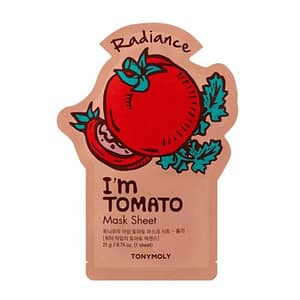 I'M TOMATO SHEET MASK - RADIANCE - I'M REAL FACE MASK - KOREAN SKIN CARE