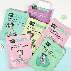 6 Hydrating, Brightening, and Rejuvenating Facial Masks Set