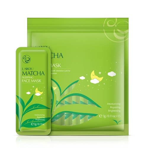 Organic Matcha Sleeping Face Mask - Image 4
