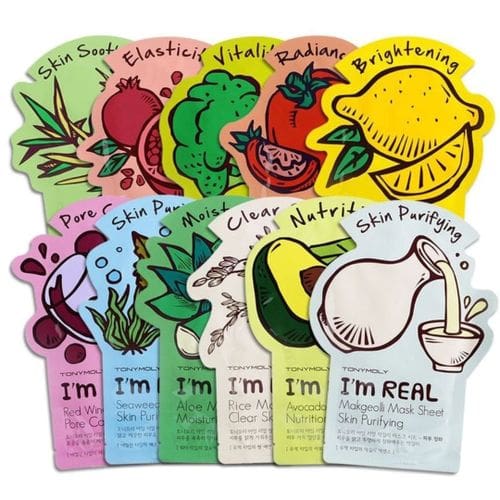 I'M REAL 8 MOISTURIZING SHEET MASKS - KOREAN SKIN CARE