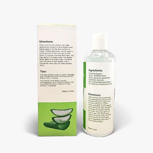 Organic Aloe Vera Soothing Gel - 300ml - Image 2