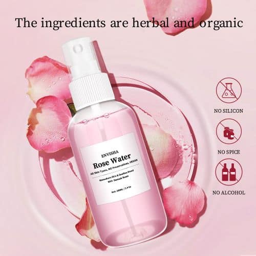 100% Organic & Pure Rose Water - 100ml - Image 2
