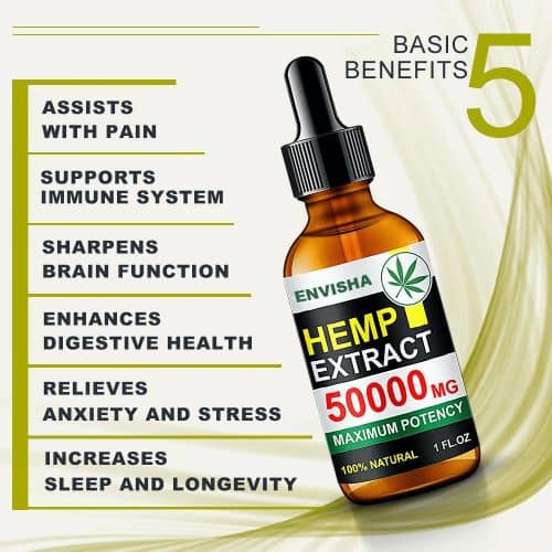3-Pack 50,000MG 100% Natural Hemp Extract - Image 2