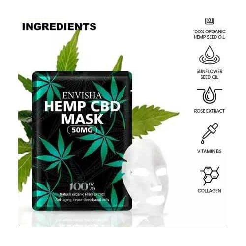 Hemp CBD Facial Sheet Mask - Image 4