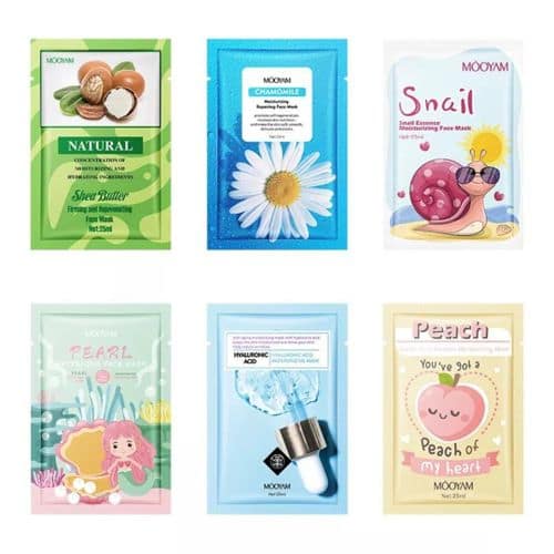 Moisturizing And Revitalizing Facial Sheet Masks - Image 5