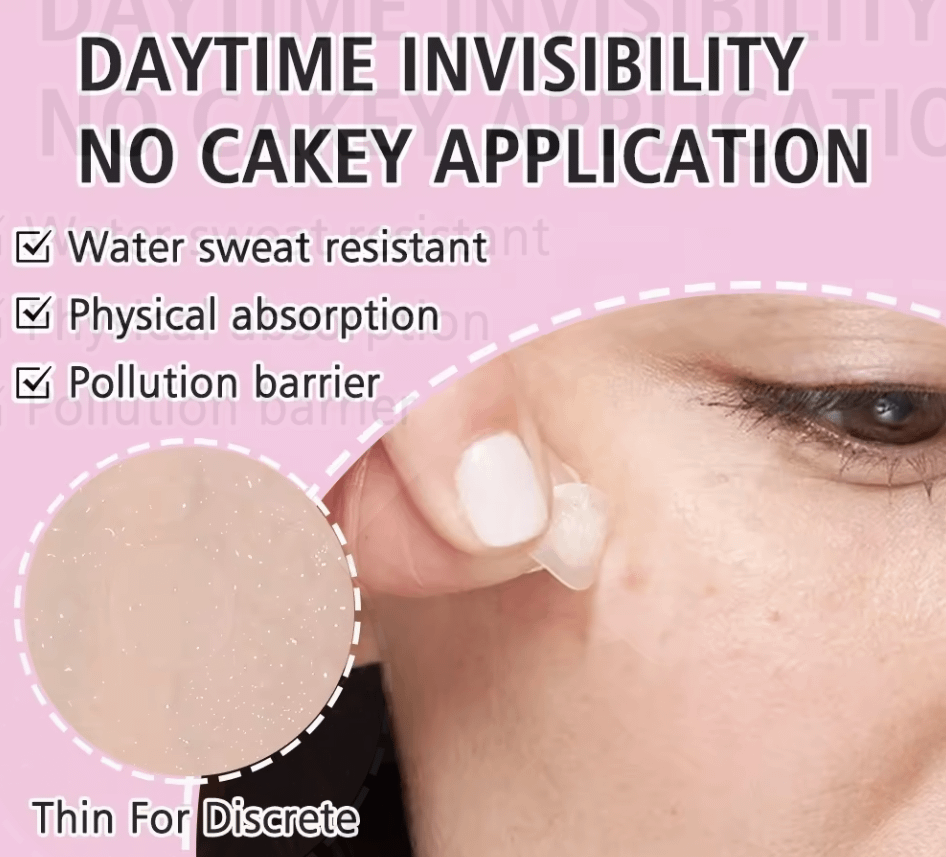 Salicyclic Acid + Tea Tree Oil Invisible Acne Patches - 48 Patches Day & Night Protection - Image 3