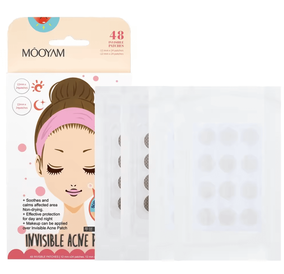 Salicyclic Acid + Tea Tree Oil Invisible Acne Patches - 48 Patches Day & Night Protection