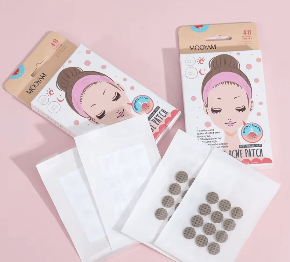 Salicyclic Acid + Tea Tree Oil Invisible Acne Patches - 48 Patches Day & Night Protection - Image 2